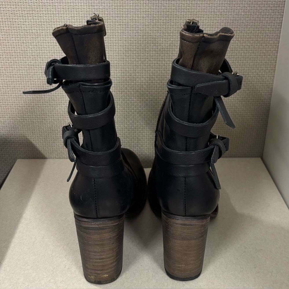 Freebird Baker Leather Boots Women’s Shoes Size 8 - Picture 3 of 7